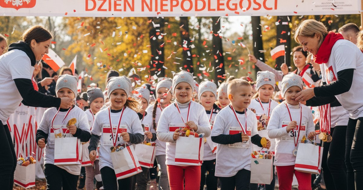 Białystok w rytmie Niepodległości Bieg upamiętniający stulecie odzyskania wolności