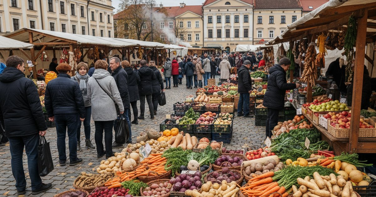 Listopadowe skarby z Podlasia. Giełda przy Andersa kusi świeżością i cenami