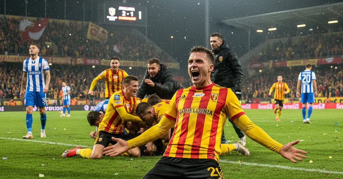 Jagiellonia Białystok walczy o remis w Lidze Konferencji mimo gry w osłabieniu