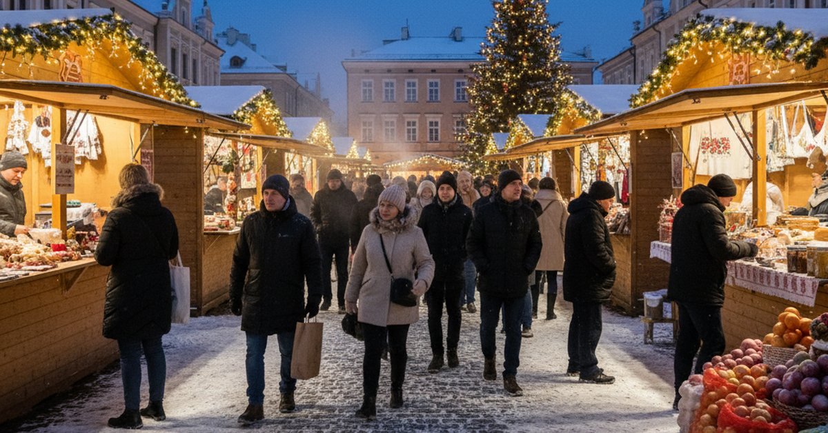 Giełda w Białymstoku tętni życiem przedświątecznym oferując bogactwo produktów