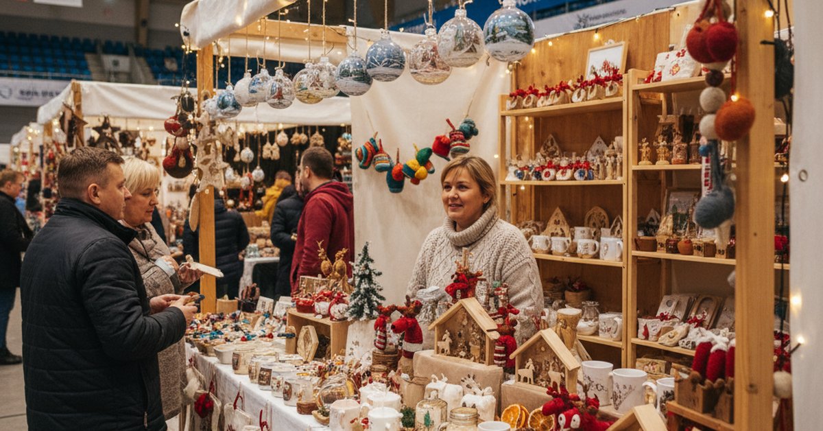 Białostockie świateczne rękodzieło przyciągnęło tłumy